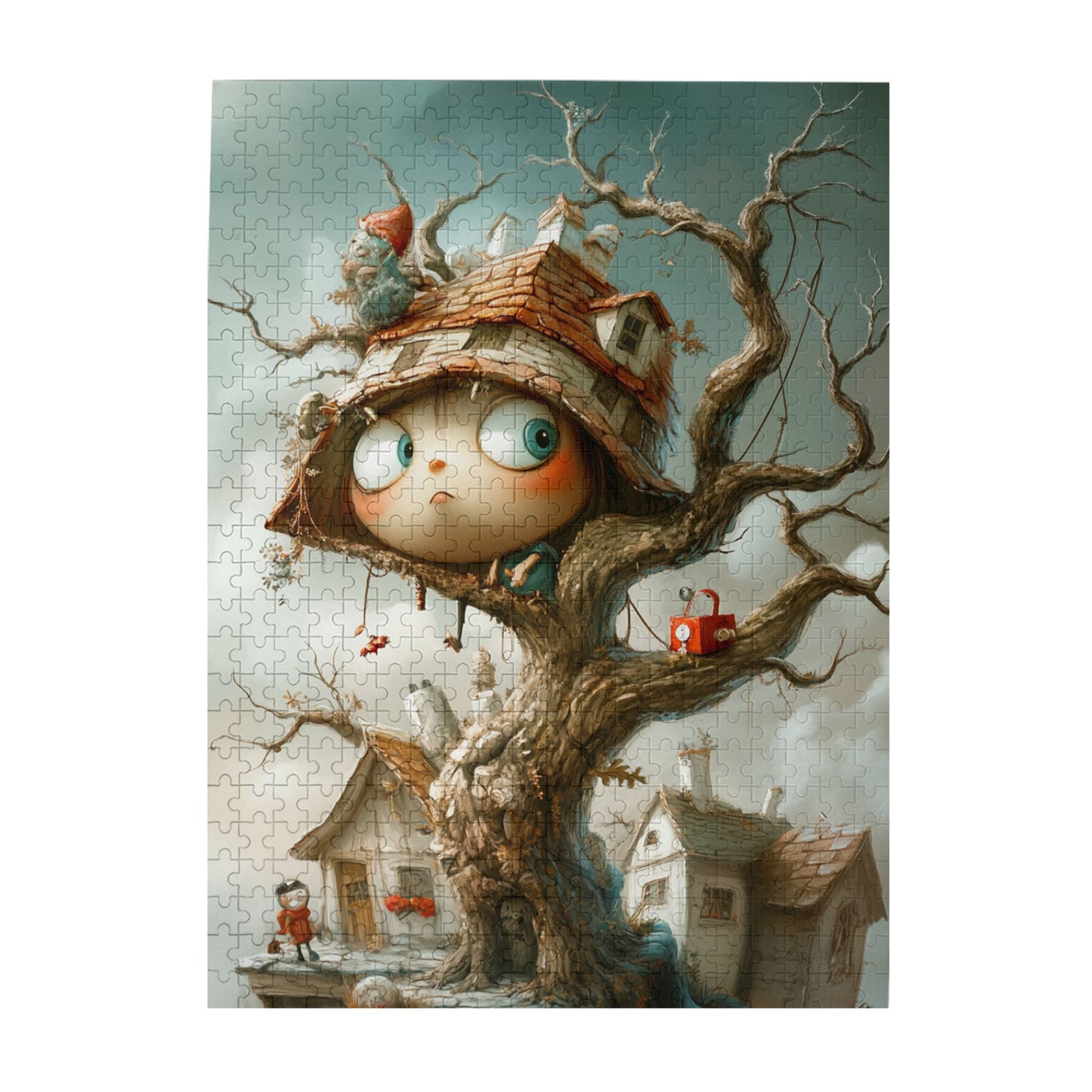 Fairytale Treehouse Jigsaw Puzzle - 500-Piece Creative Artistic Puzzle